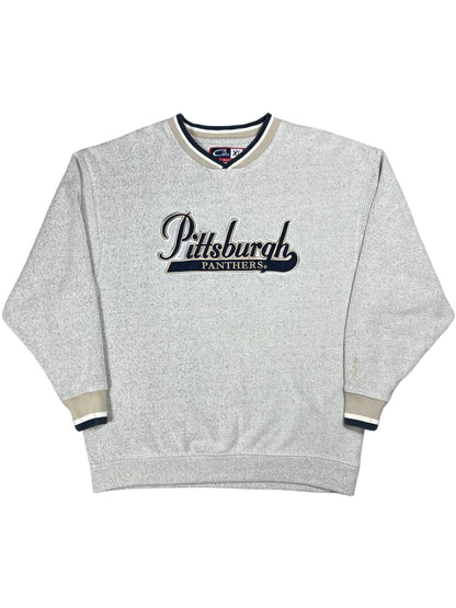 Vintage 90s Pittsburgh Panthers Pitt faded crewneck (XL)