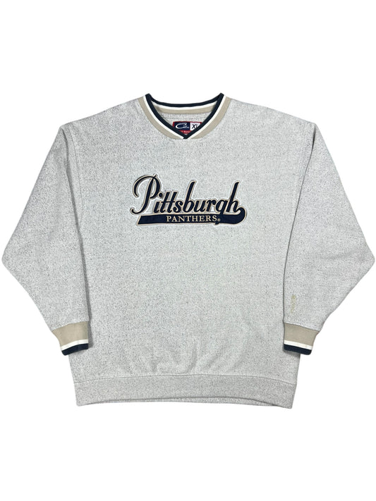 Vintage 90s Pittsburgh Panthers Pitt faded crewneck (XL)