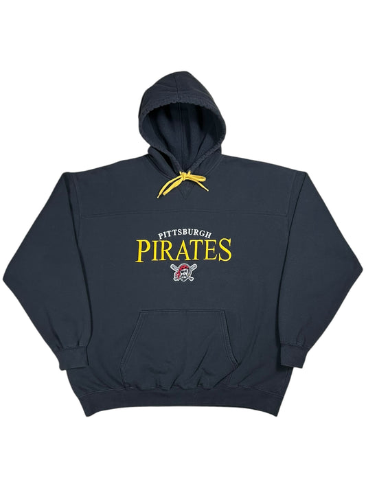 Vintage 90s Pittsburgh Pirates faded MLB hoodie (XL)