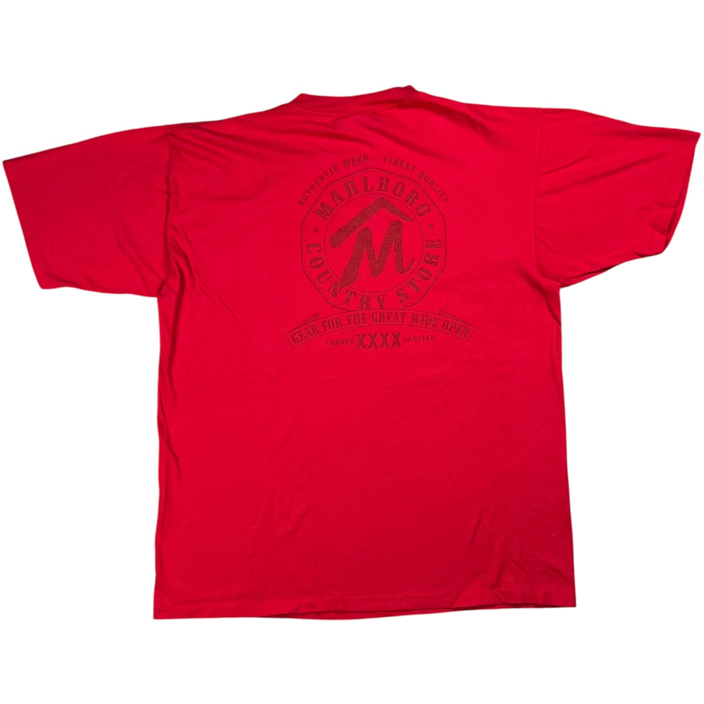 Vintage 90s Marlboro Country Store red pocket tee (XL)