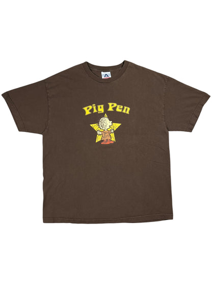 Vintage Y2K Pig Pen Peanuts faded tee (XL)