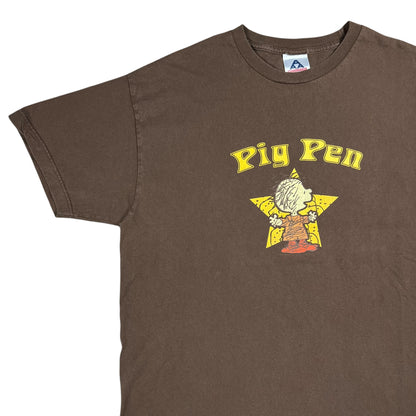 Vintage Y2K Pig Pen Peanuts faded tee (XL)
