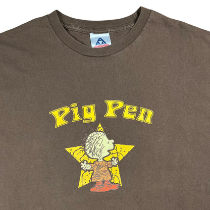 Vintage Y2K Pig Pen Peanuts faded tee (XL)