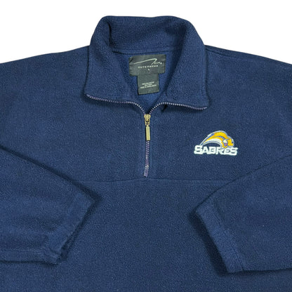 Vintage 90s Buffalo Sabres NHL 1/4 zip fleece (L/XL)