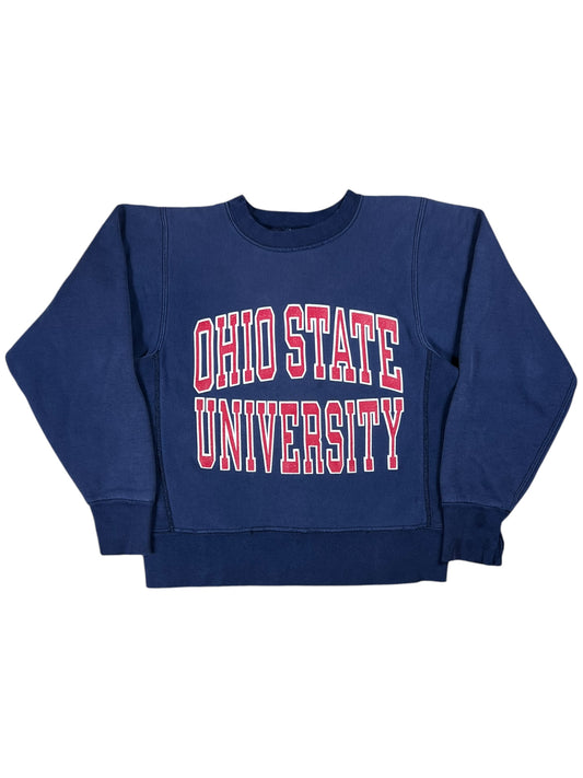 Vintage 90s Ohio State University faded reverse weave style crewneck (S)
