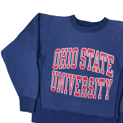 Vintage 90s Ohio State University faded reverse weave style crewneck (S)