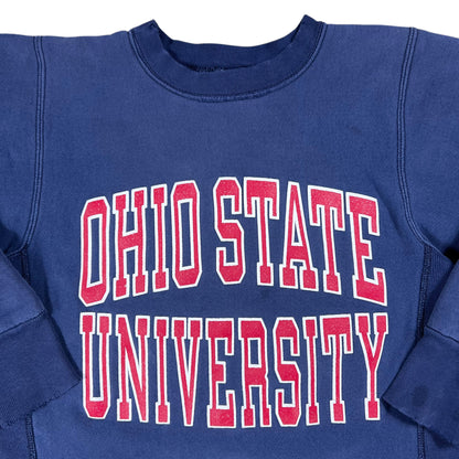 Vintage 90s Ohio State University faded reverse weave style crewneck (S)