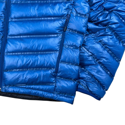 2017 Mountain Hardwear Ghost Whisperer 800 fill down hoodie jacket (M)