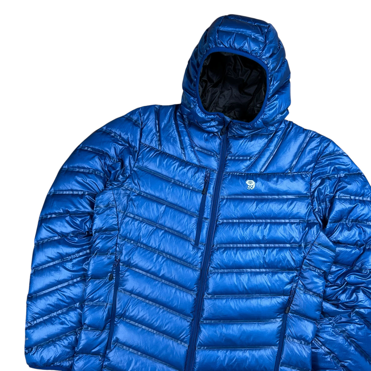 2017 Mountain Hardwear Ghost Whisperer 800 fill down hoodie jacket (M)