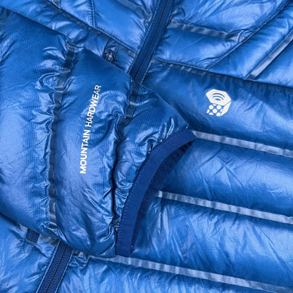 2017 Mountain Hardwear Ghost Whisperer 800 fill down hoodie jacket (M)