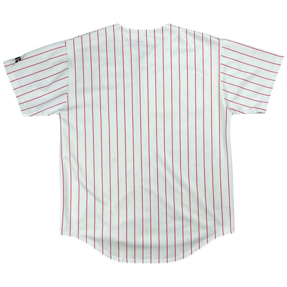 Vintage 90s Russell Athletic Philadelphia Phillies pin striped MLB jersey (L)