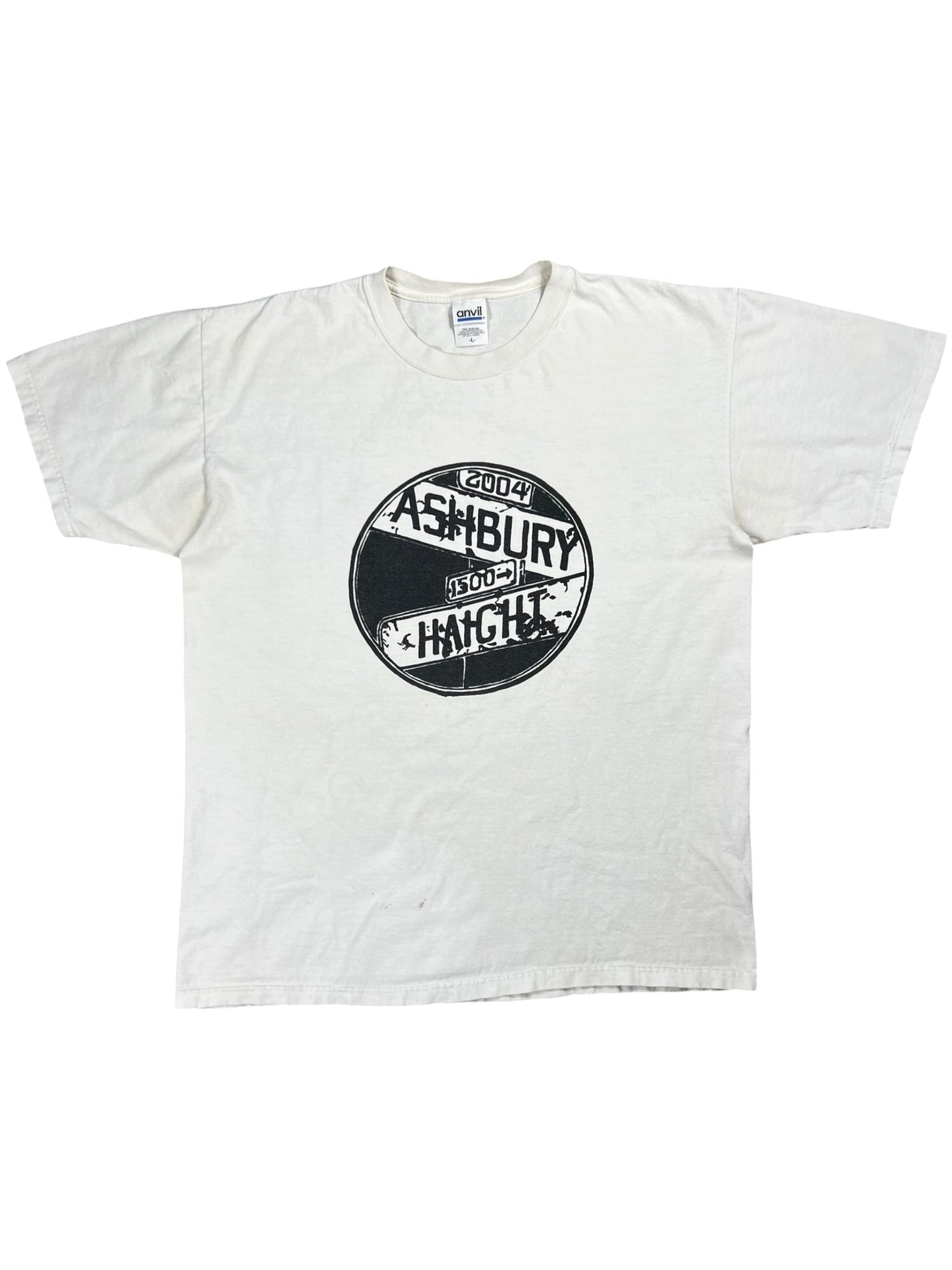 Vintage 2004 Haight Ashbury San Francisco Grateful Dead faded tee (L)