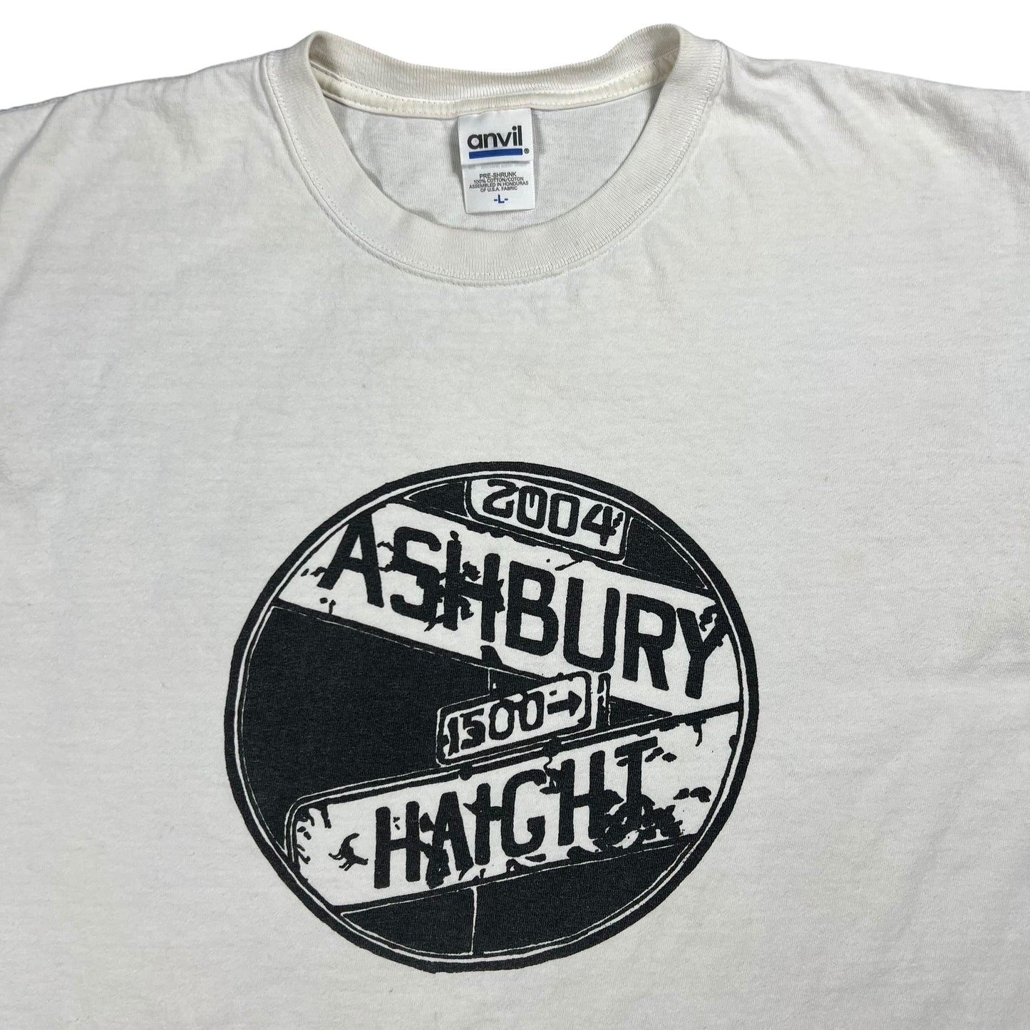 Vintage 2004 Haight Ashbury San Francisco Grateful Dead faded tee (L)