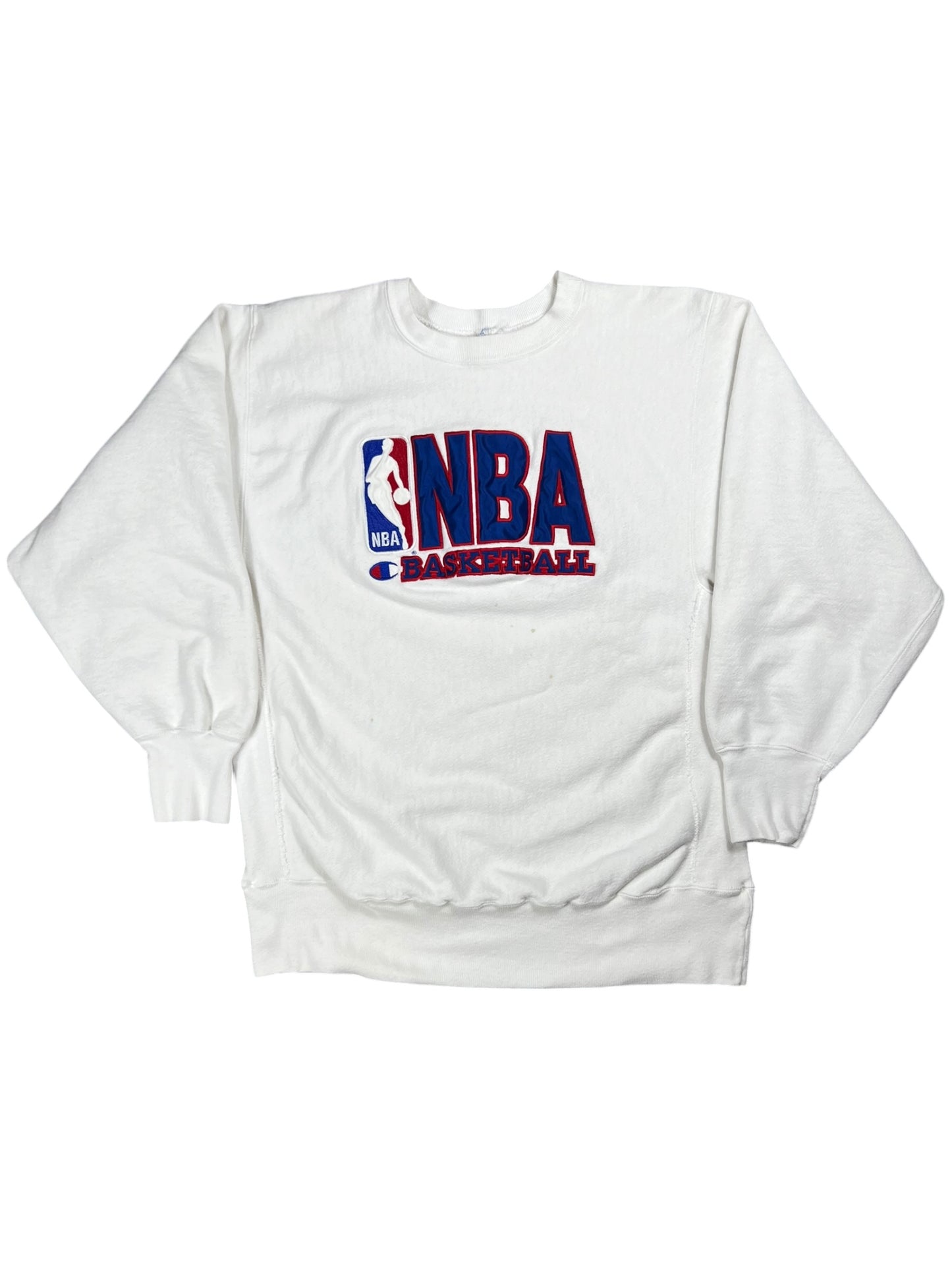 Vintage 90s Champion reverse weave NBA crewneck (L)