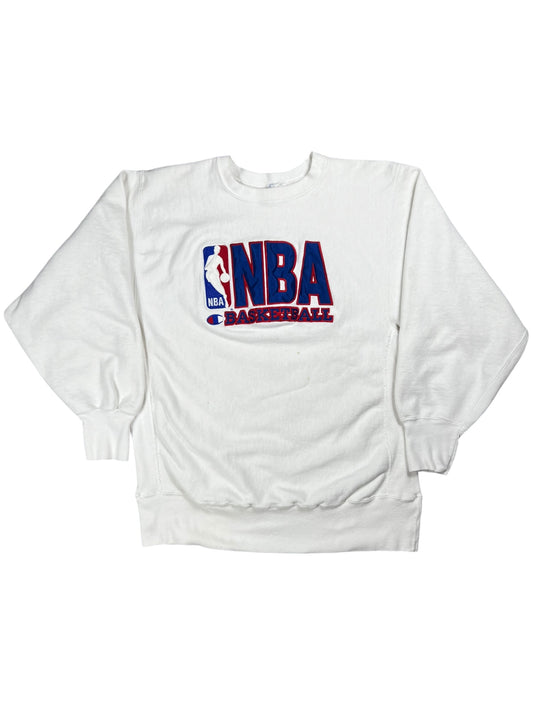 Vintage 90s Champion reverse weave NBA crewneck (L)