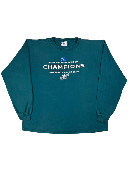 Vintage 2006 Philadelphia Eagles NFC champions long sleeve shirt (XL)