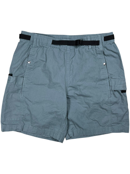 Y2K The North Face cotton blue cargo hiking shorts (M)
