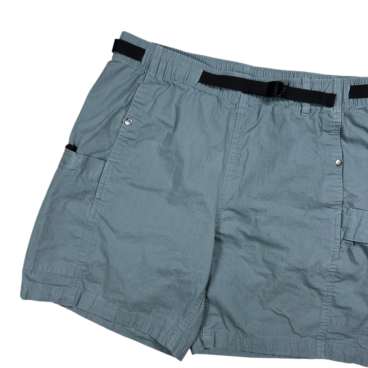 Y2K The North Face cotton blue cargo hiking shorts (M)