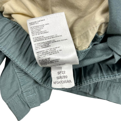 Y2K The North Face cotton blue cargo hiking shorts (M)