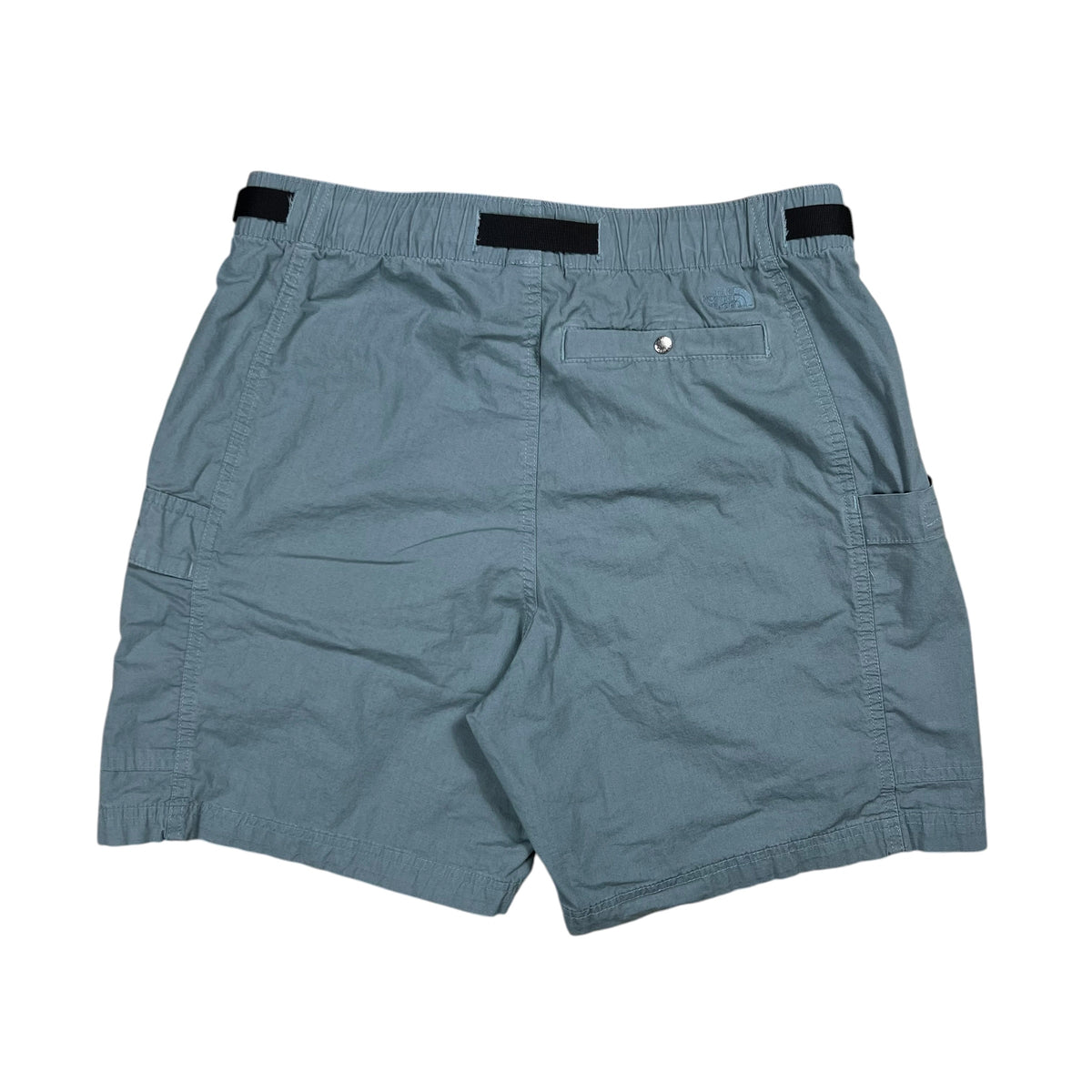 Y2K The North Face cotton blue cargo hiking shorts (M)
