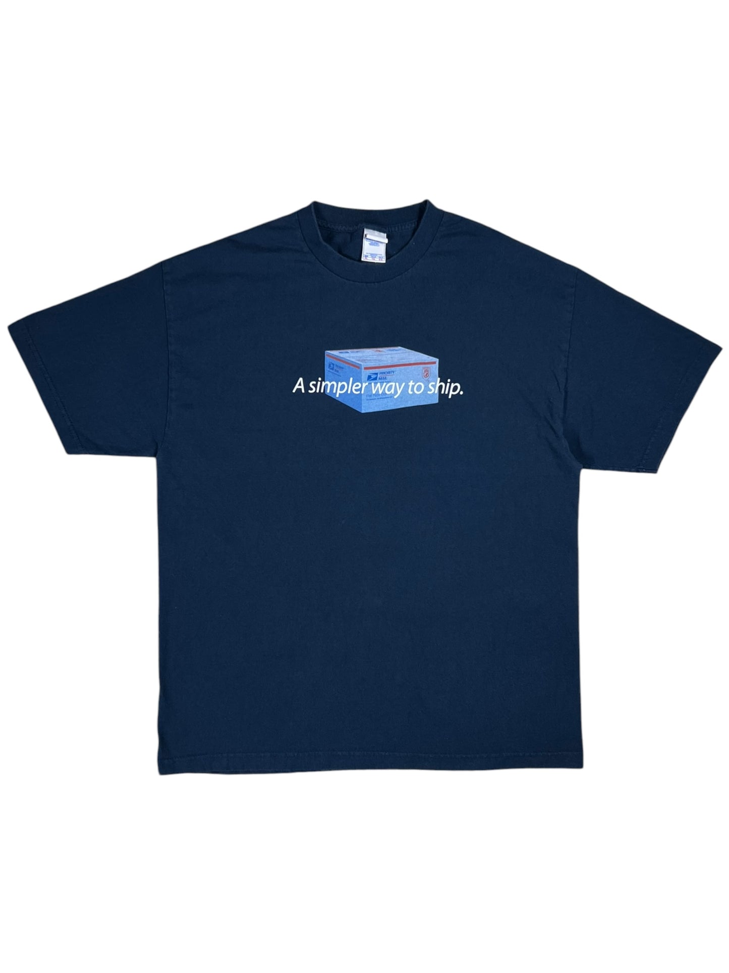 Vintage Y2K USPS A simpler way to ship. United States Postal Service tee (XL)
