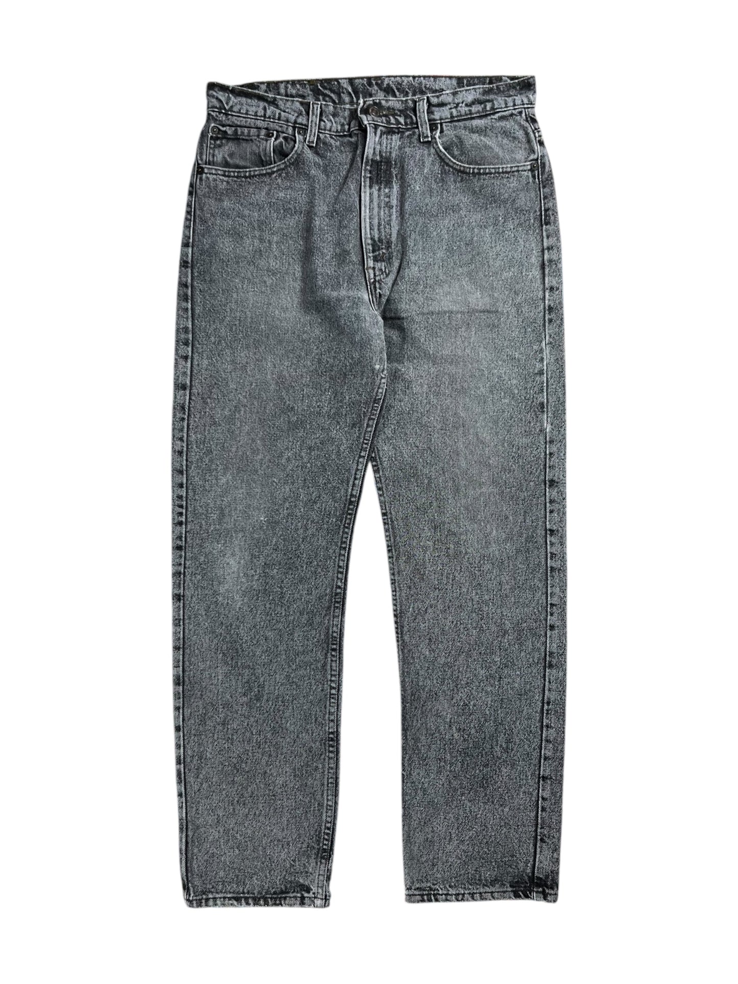 Vintage 90s Levi’s 505 XX black denim jeans (35x31)