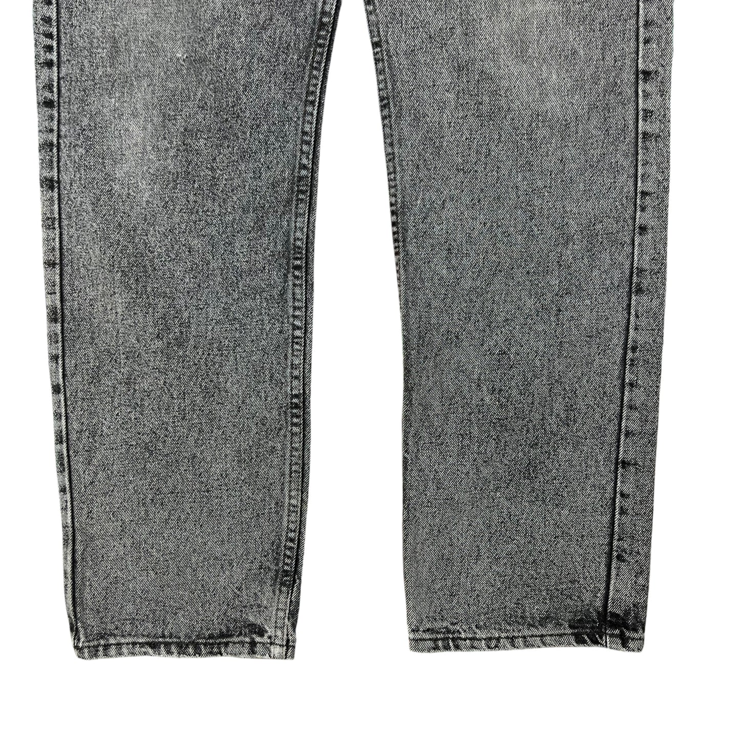 Vintage 90s Levi’s 505 XX black denim jeans (35x31)