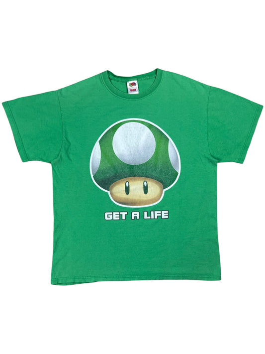 Vintage 2006 Nintendo Mario Bros mushroom tee (L)