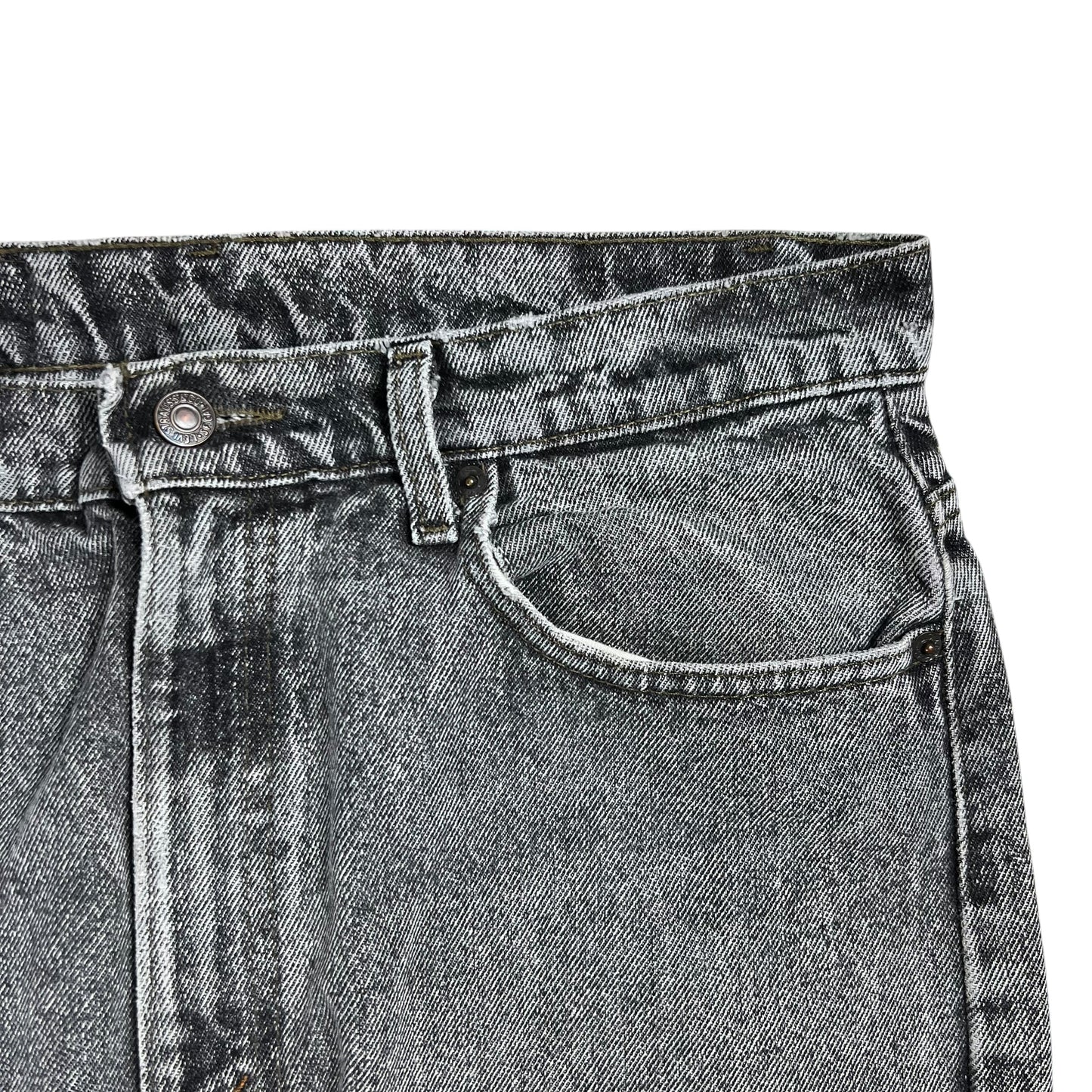 Vintage 90s Levi’s 505 XX black denim jeans (35x31)