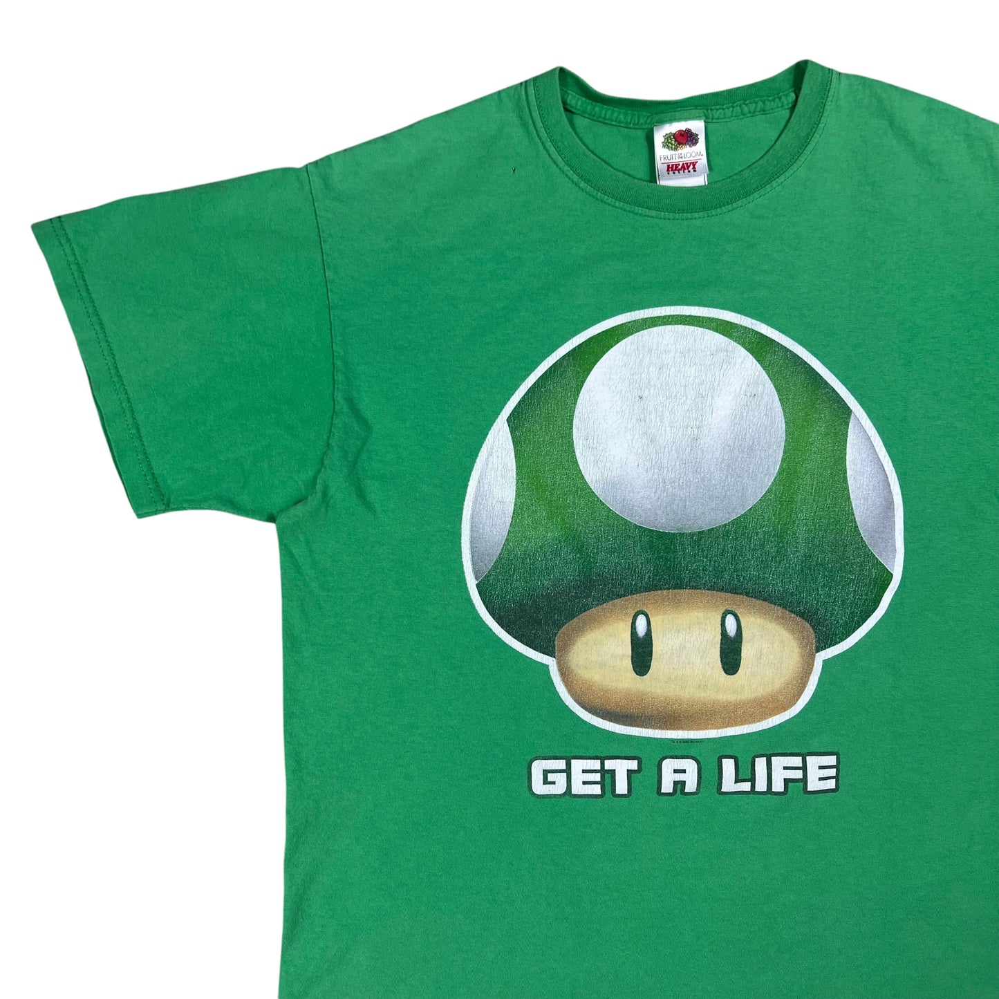 Vintage 2006 Nintendo Mario Bros mushroom tee (L)