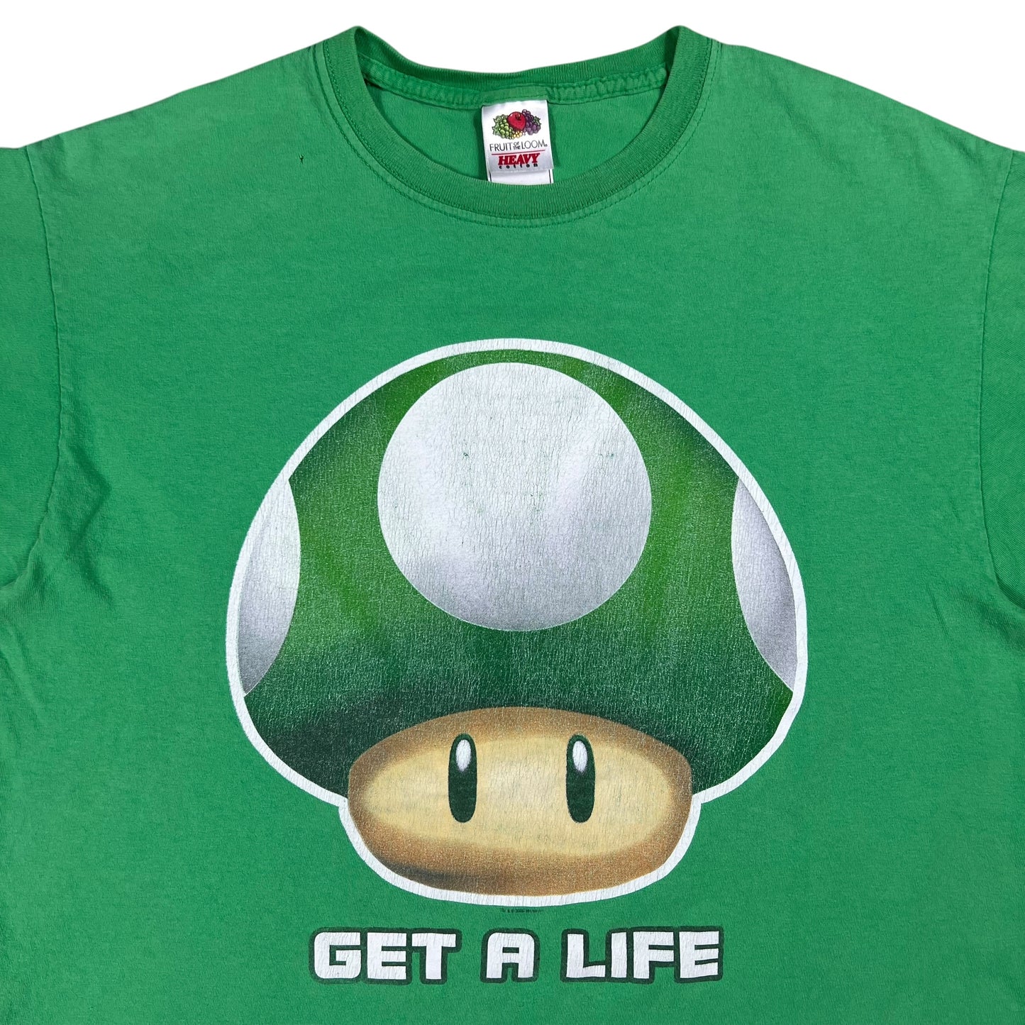 Vintage 2006 Nintendo Mario Bros mushroom tee (L)
