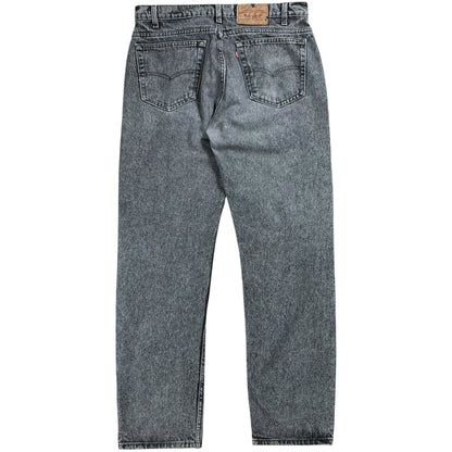 Vintage 90s Levi’s 505 XX black denim jeans (35x31)