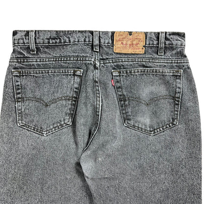 Vintage 90s Levi’s 505 XX black denim jeans (35x31)