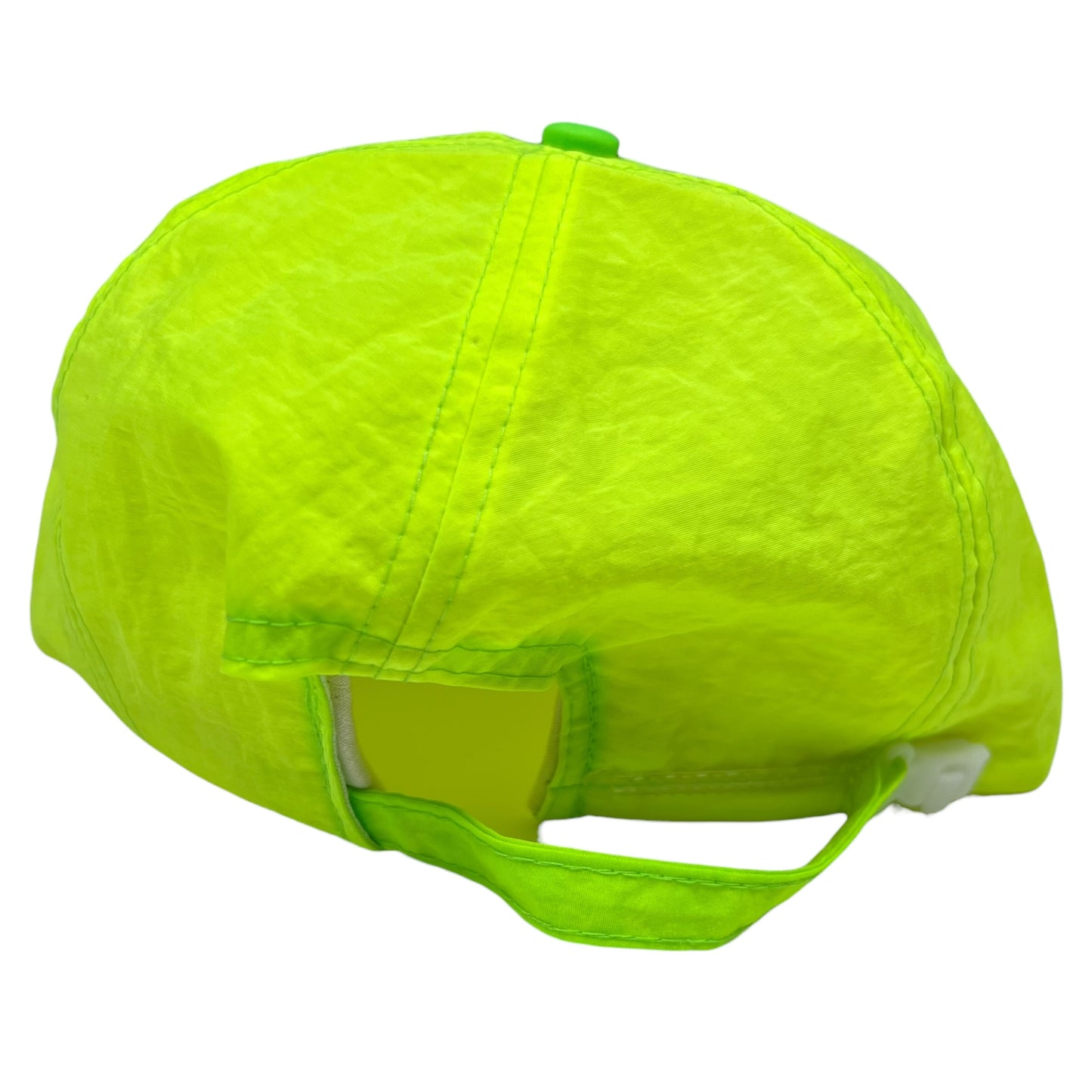 Vintage 90s UTAH! nylon hi vis StrapBack hat DS NWOT