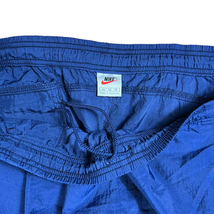 Vintage 90s Nike mini swoosh tonal navy track pants (XL)