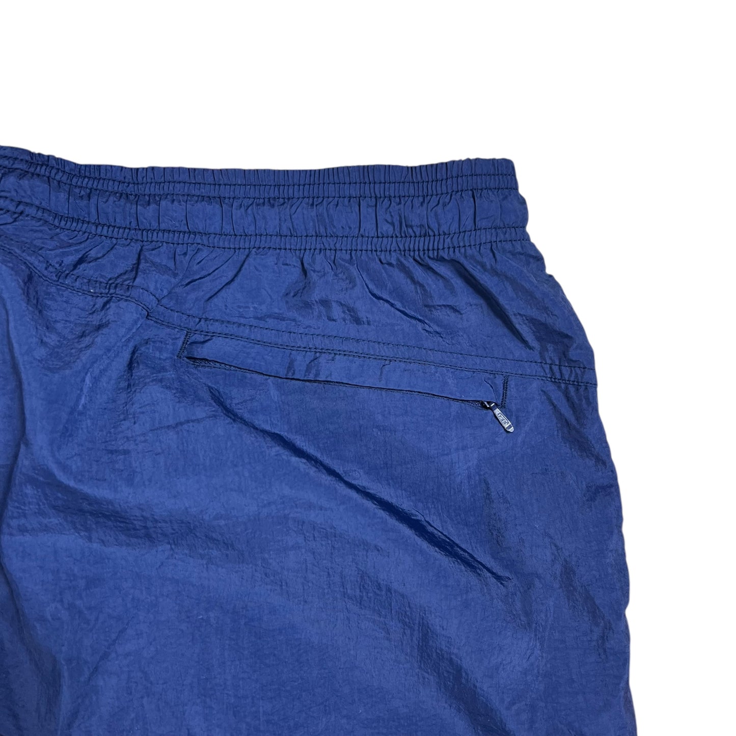 Vintage 90s Nike mini swoosh tonal navy track pants (XL)