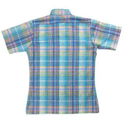 Vintage 1960s worn women’s work button up shirt (S/M)