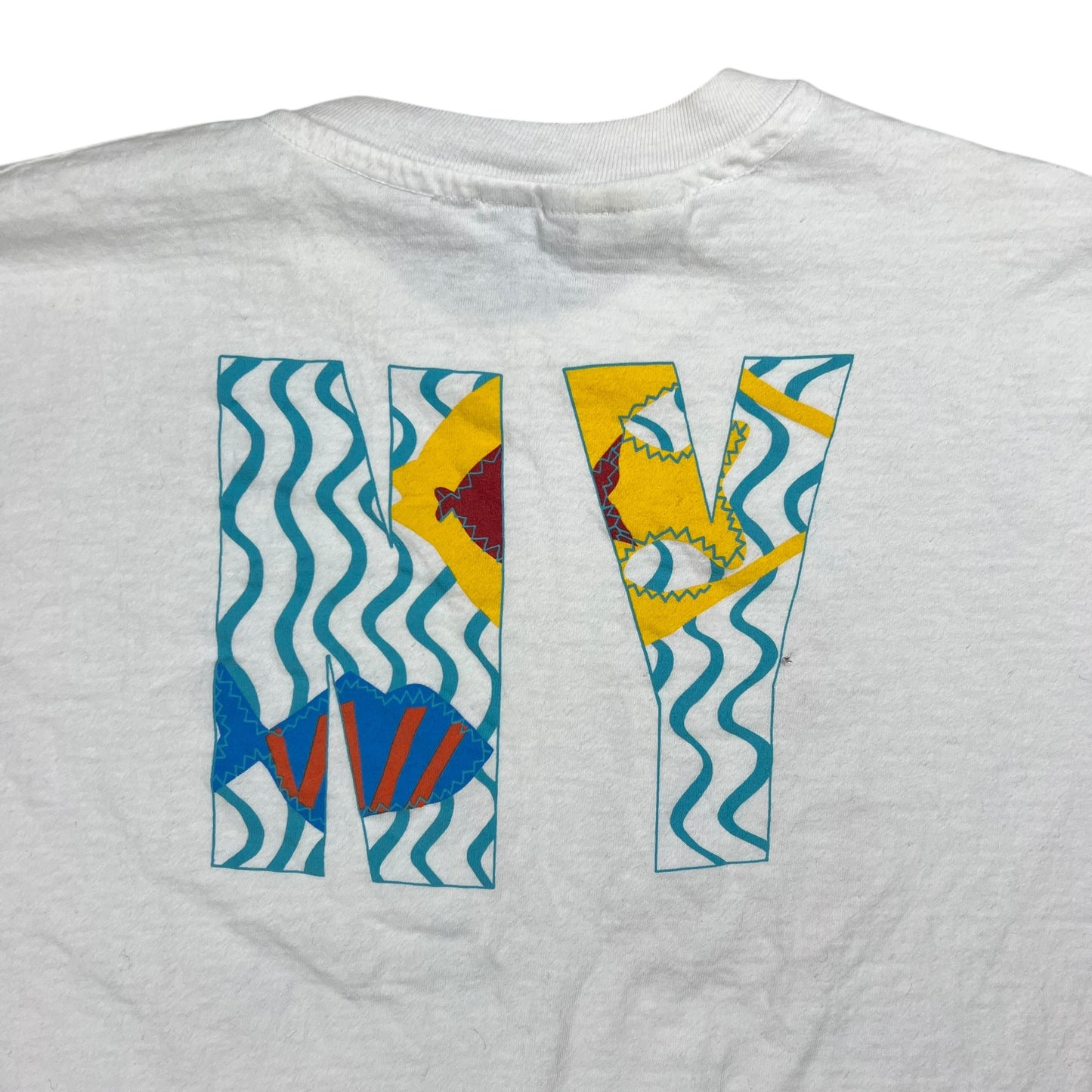 Vintage 90s DKNY fish promo tee (L)