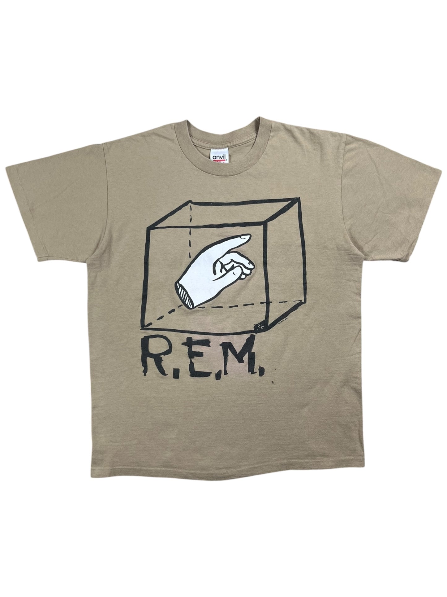 Vintage 1997 Anvil R.E.M. faded band tee (M)