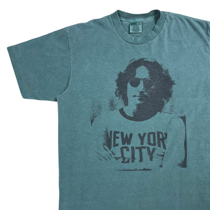 Vintage 90s John Lennon New York City faded band tee (L)