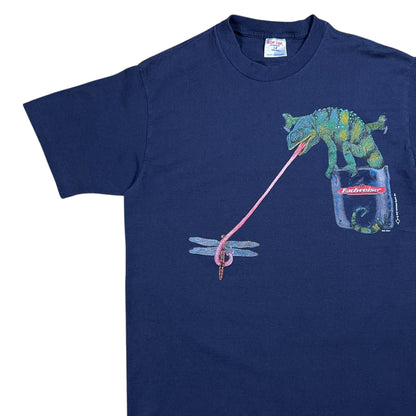 Vintage 1997 Budweiser Lizard We Could Have Been Huge beer tee (L)
