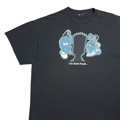 Vintage 2001 The Simpsons “I See Dumb People…” faded tee (XL)