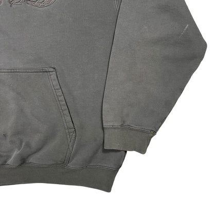 Vintage Y2K Vans off the wall faded & distressed skate hoodie (XL)