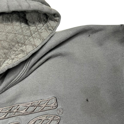 Vintage Y2K Vans off the wall faded & distressed skate hoodie (XL)
