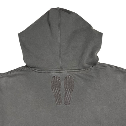 Vintage Y2K Vans off the wall faded & distressed skate hoodie (XL)