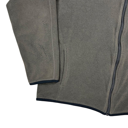 2009 Patagonia light weight brown faded zip up fleece jacket (L)