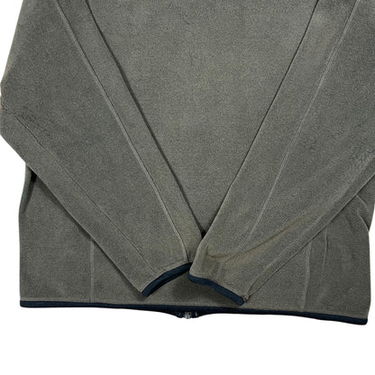 2009 Patagonia light weight brown faded zip up fleece jacket (L)
