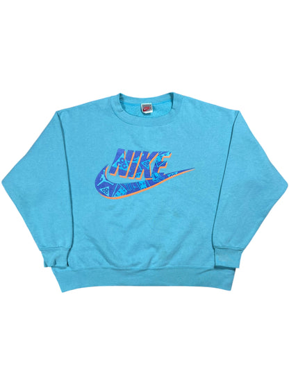 Vintage 90s Nike Swoosh ACG Air Jordan Aqua Gear faded crewneck (L)