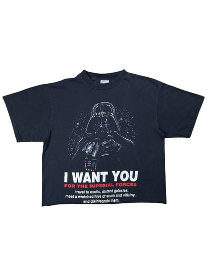 Vintage 1996 Star Wars “I Want You” Darth Vader chopped tee (M/L)