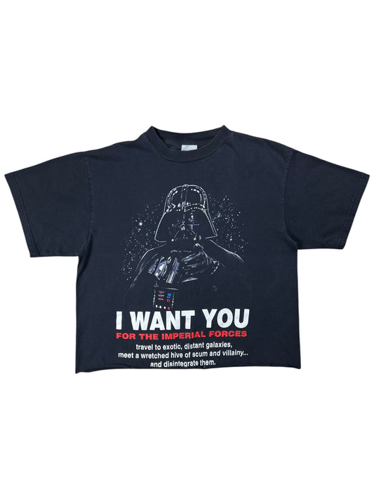 Vintage 1996 Star Wars “I Want You” Darth Vader chopped tee (M/L)